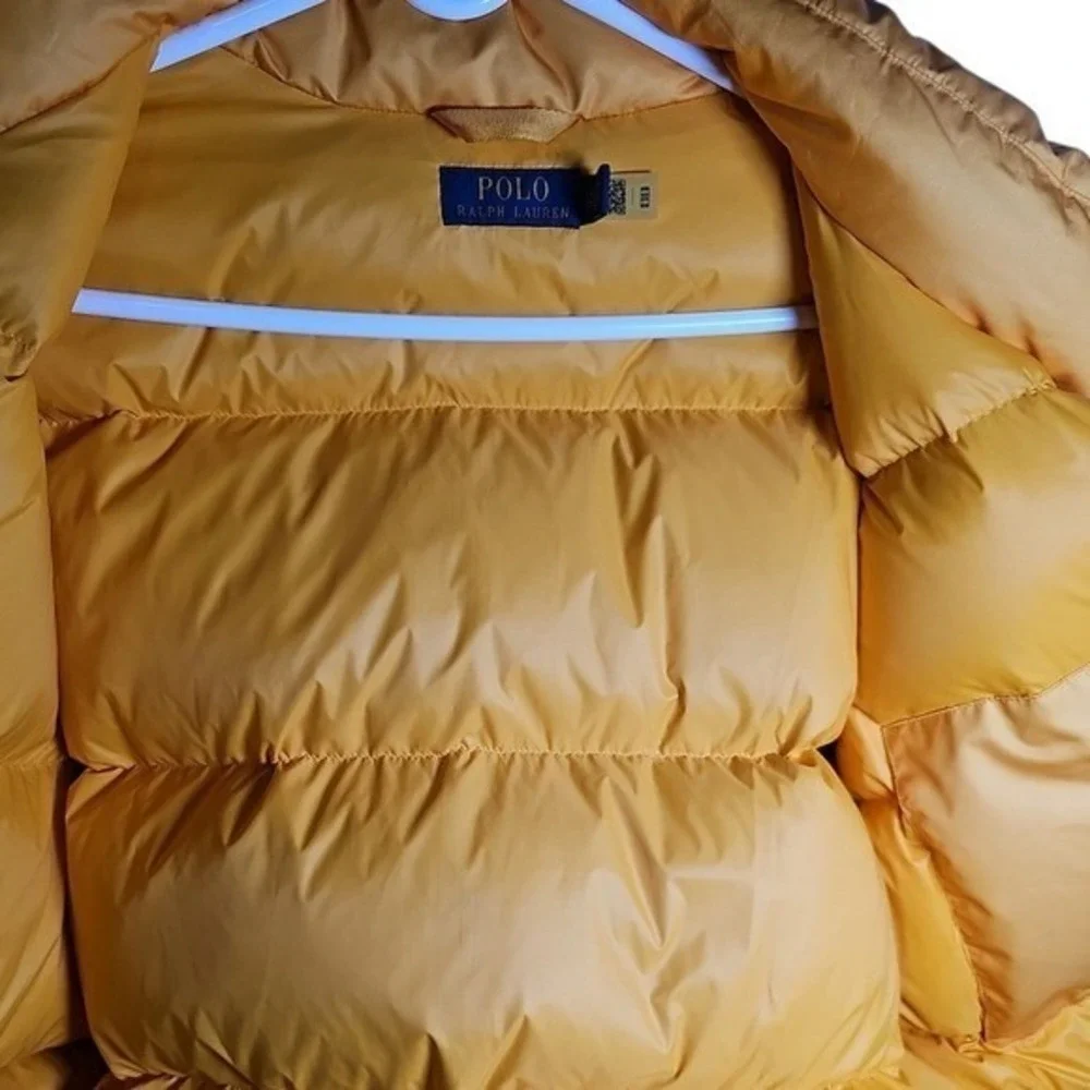 Polo Ralph Lauren Equestrian Yellow Puffer‎ XXL Men / 2XL Women 90% Down 26